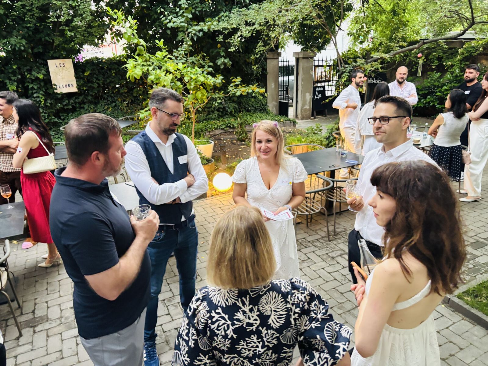 Founders in conversation at a Founders & Builders Night in Bucharest